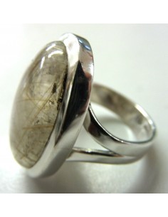 Quartz rutile Bague argent 2