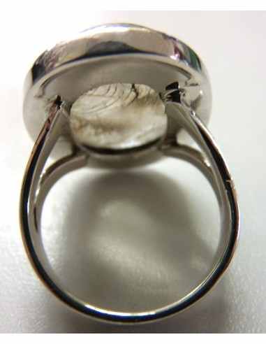 Quartz rutile Bague argent