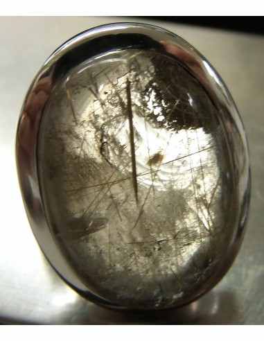 Quartz rutile Bague argent