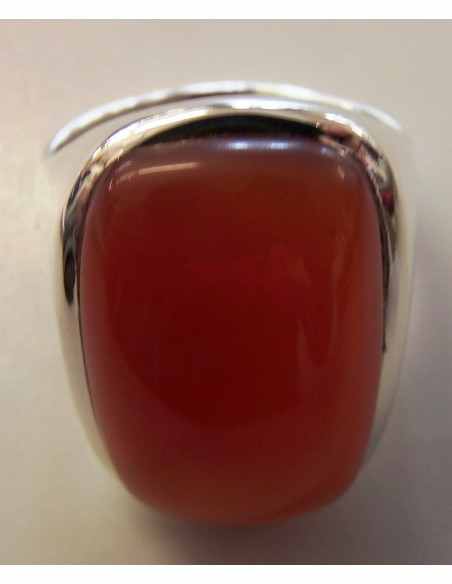 Cornaline bague argent Cornaline bague argent