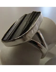 Bague Tourmaline noire argent 2