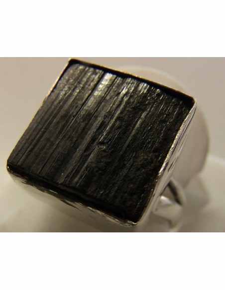Bague Tourmaline noire argent Bague Tourmaline noire argent