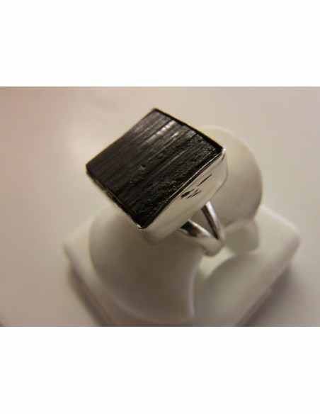 Bague Tourmaline noire argent Bague Tourmaline noire argent