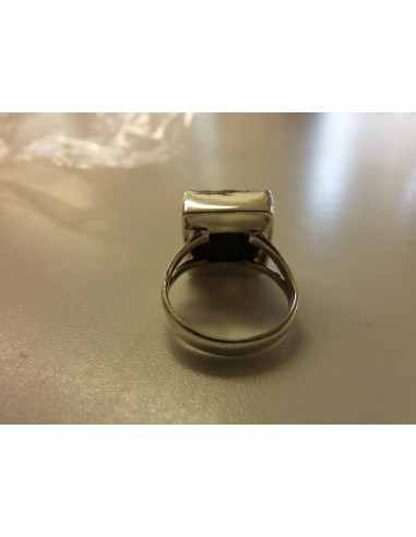 Bague Tourmaline noire argent