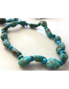 Bracelet  turquoise ovale 2