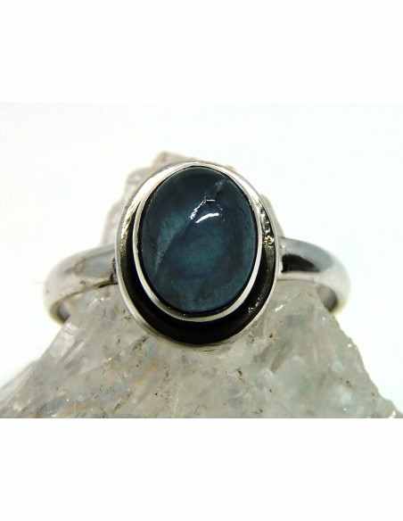 Aigue marine bague argent Aigue marine bague argent