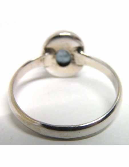 Aigue marine bague argent Aigue marine bague argent