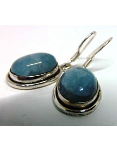 Aigue marine boucles doreilles 2