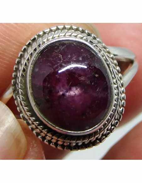 Rubis étoilé bague