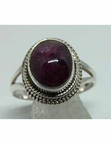 Rubis étoilé bague