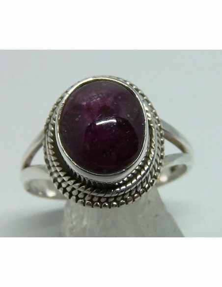 Rubis étoilé bague