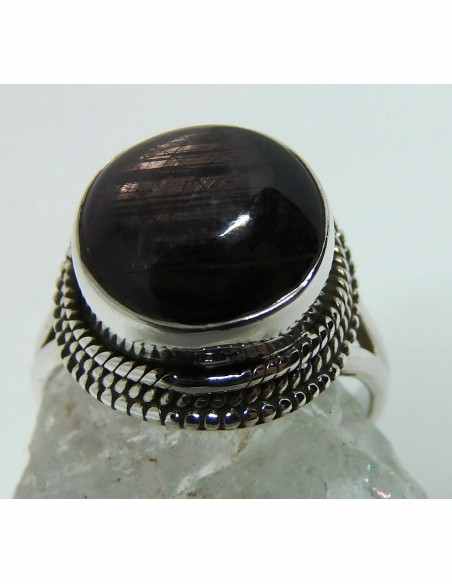 Rubis étoilé bague