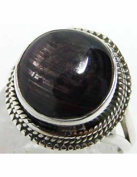 Rubis étoilé bague