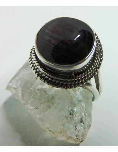 Rubis étoilé bague