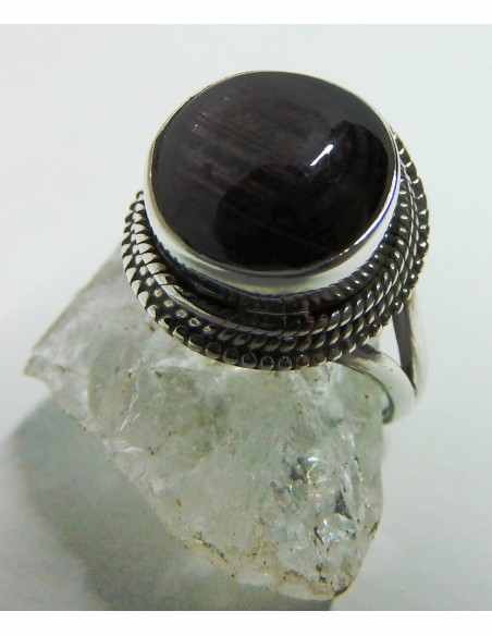 Rubis étoilé bague