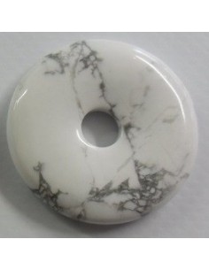 Magnesite P.I. chinois en pierre 30mm. Donuts