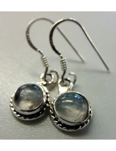 Boucles d'oreilles en pierres argent 2