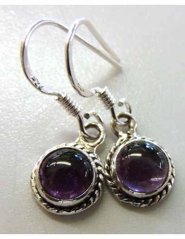 Boucles d'oreilles en pierres argent