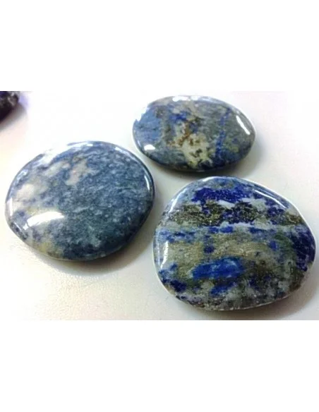 Lapis lazuli galet, pierre plate Lapis lazuli galet, pierre plate