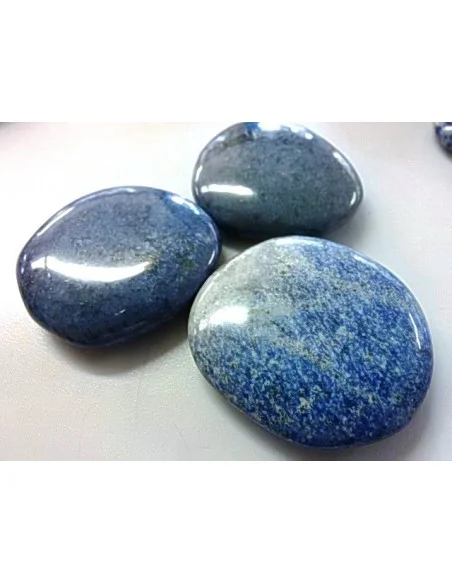 Lapis lazuli galet, pierre plate Lapis lazuli galet, pierre plate