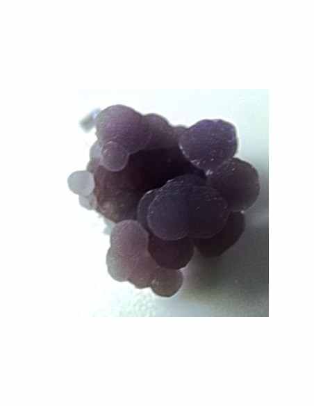 Agate violette cactus pendentif