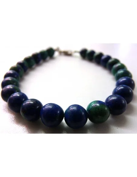 Azurite malachite 8mm bracelet