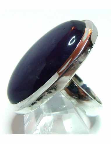 Grand bague en Amethyste argent