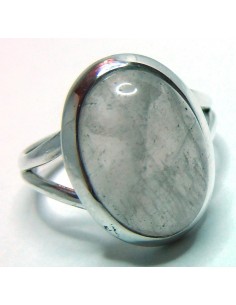 Quartz rose bague