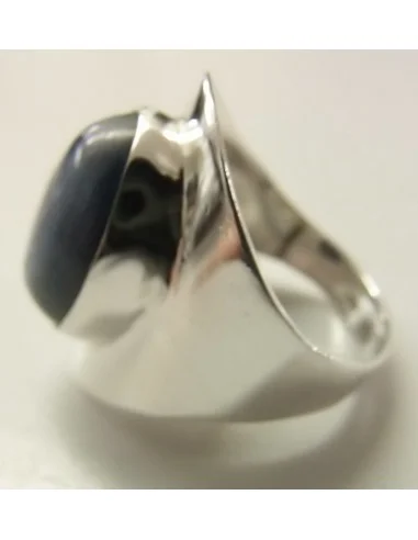 Cyanite bague argent