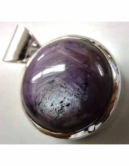 Grand Rubis etoile pendentif