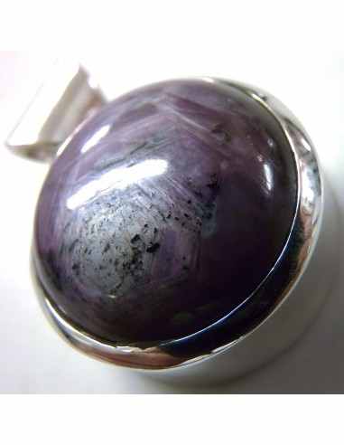 Grand Rubis etoile pendentif