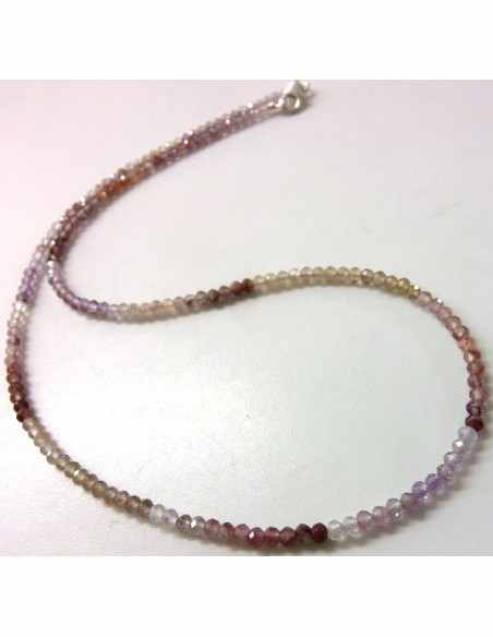 Spinelle rose collier 3mm Spinelle rose collier 3mm