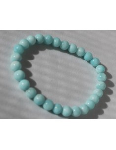 Aragonite bleue en pendentif
