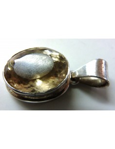 Citrine gemme pendentif 2