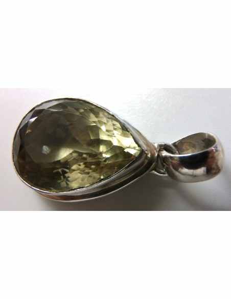 Citrine gemme goute pendentif Citrine gemme goute pendentif