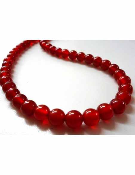 Cornaline collier 6mm Cornaline collier 6mm