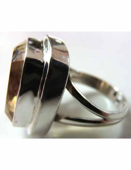 Grande bague citrine gemme