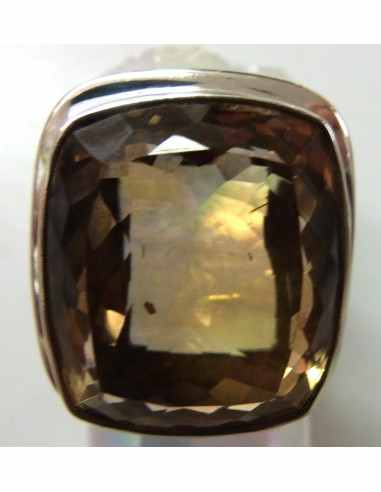 Grande bague citrine gemme