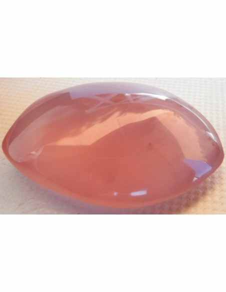 Quartz rose en forme de savon
