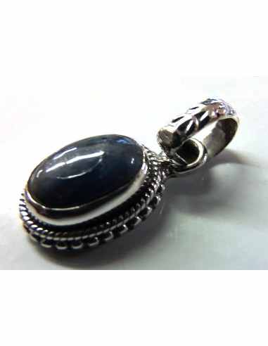 Cyanite pendentif argent