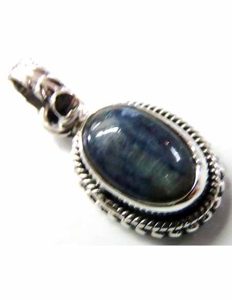 Cyanite pendentif argent