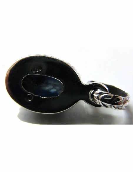 Cyanite pendentif argent