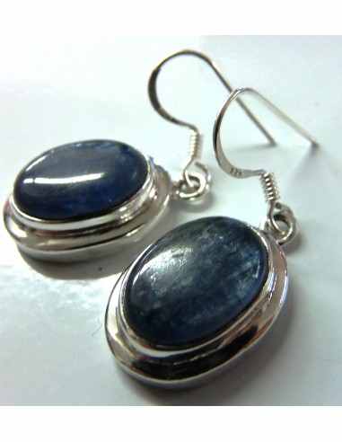 Cyanite boucles argent