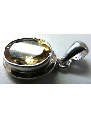Gemme Citrine pendentif