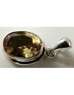 Gemme Citrine pendentif