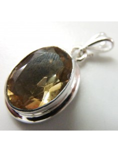 Gemme Citrine pendentif