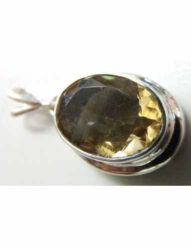 Gemme Citrine pendentif