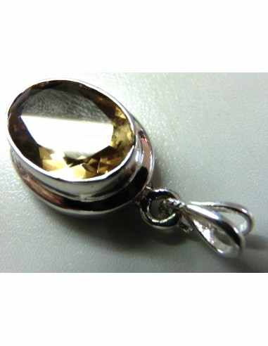 Gemme Citrine pendentif