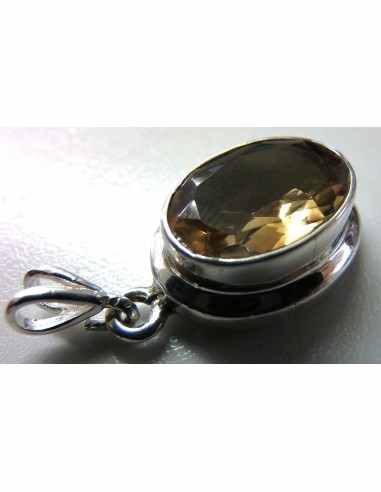 Gemme Citrine pendentif