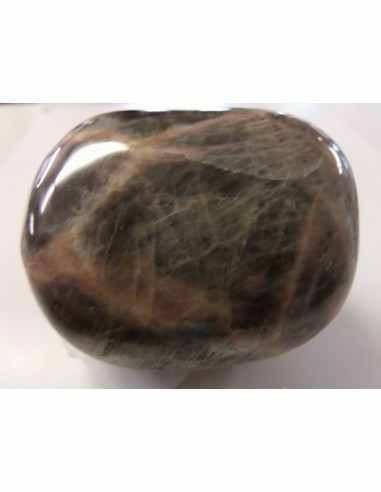 Pierre de lune noire grand galet